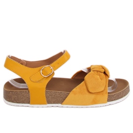 Sandali miele da donna TL8-2 Giallo
