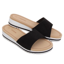 Pantofole nere da donna nere G-5036 Black nero