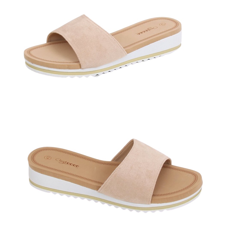 Pantofole da donna beige G-5036 Beige