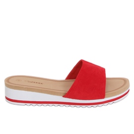 Red Pantofole rosse da donna G-5036 Red rosso