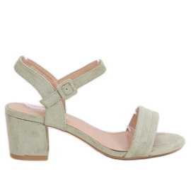 Sandali tacco alto celadon 99-61A Verde