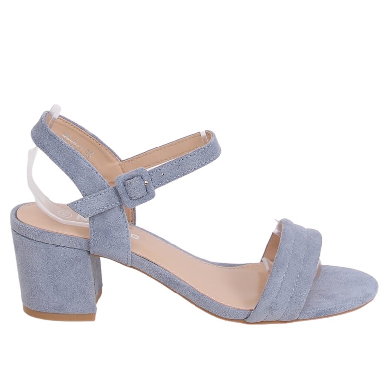 Sandali blu con tacco alto 99-61A Blu