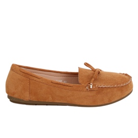 Cammello LL97 Mocassini da donna color cammello marrone