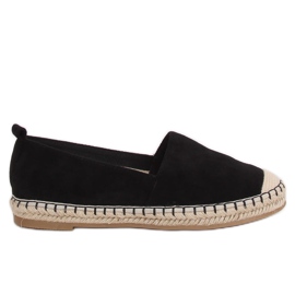 Espadrillas nere da donna L-1068 Black nero