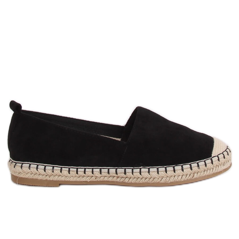 Espadrillas nere da donna L-1068 Black nero