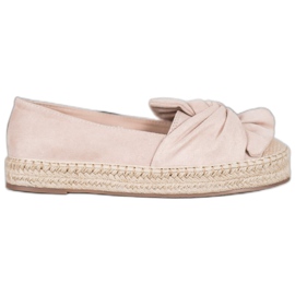 Seastar Espadrillas in pelle scamosciata sulla piattaforma marrone