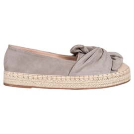 Seastar Espadrillas in pelle scamosciata sulla piattaforma beige