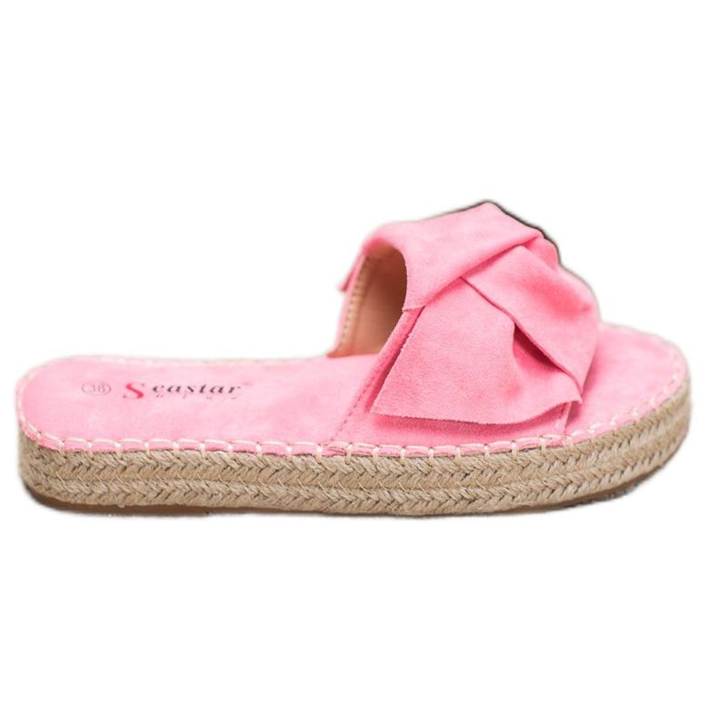 Seastar Espadrillas in camoscio rosa