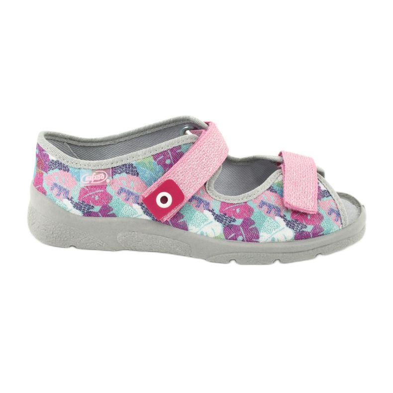 Scarpe per bambini Befado 969X149 rosa grigio multicolore