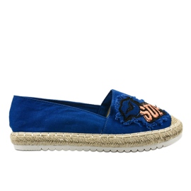 Espadrillas blu navy L-1047