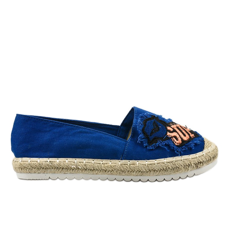 Espadrillas blu navy L-1047