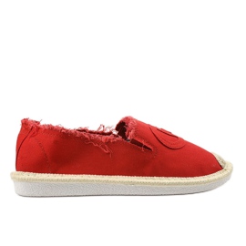 Espadrillas slip-on rosse NB273P-9 rosso