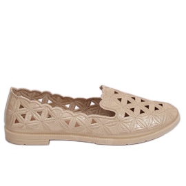 Ballerine traforate dorate JX79P Oro d'oro