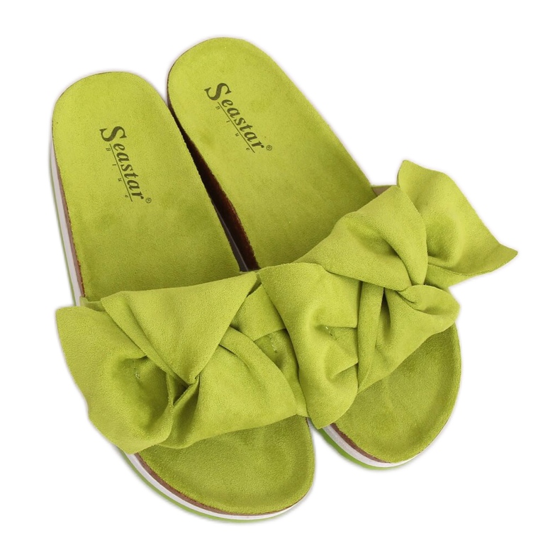 Pantofole verdi da donna verdi SS116P Verde