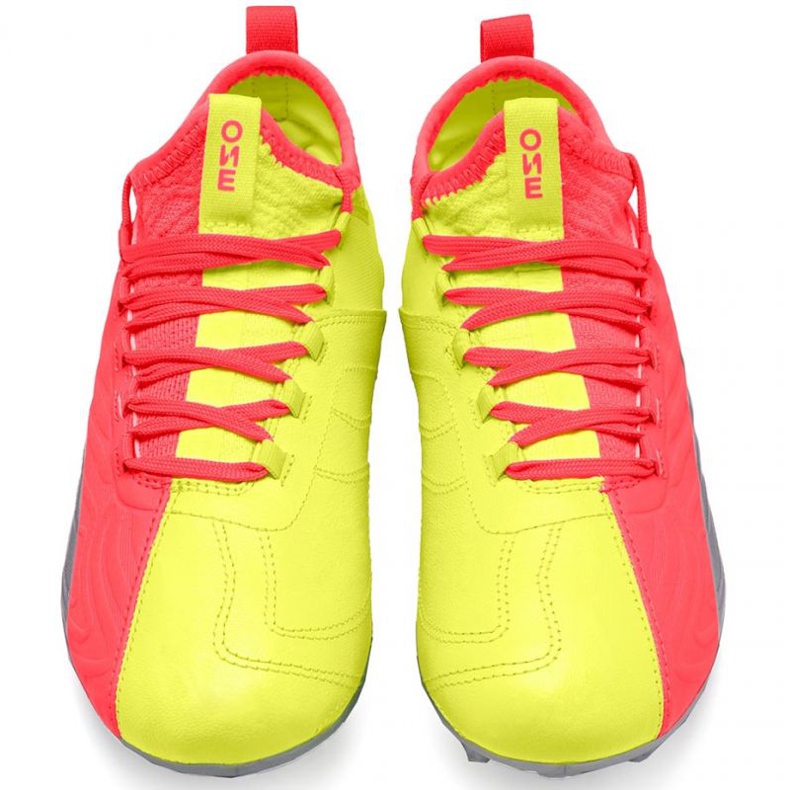 Scarpe da calcio Puma One Jr 20.3 Osg Fg Ag 105972 01 rosso arance e rosse