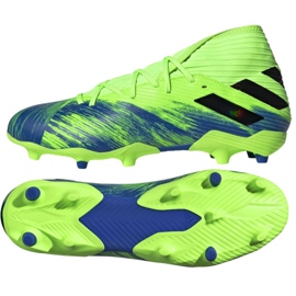 Scarpe da calcio Adidas Nemeziz 19.3 Fg M FV3988 rosso verde