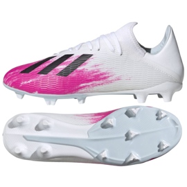 Scarpe da calcio Adidas X 19.3 Fg M EG7132 rosso bianco