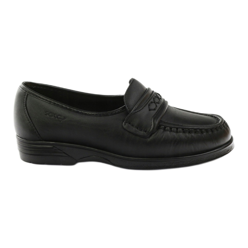 Solo Mocassini da solista per piedi sensibili comfort nero 015