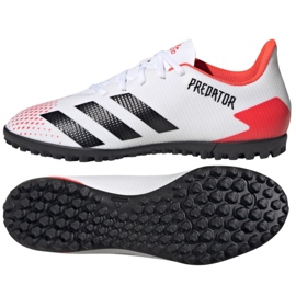 Scarpe da calcio Adidas Predator 20.4 Tf M EG0925 rosso bianco