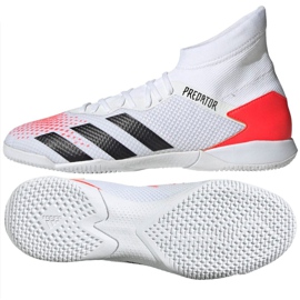 Scarpe indoor adidas Predator 20.3 In M EG0916 rosso bianco