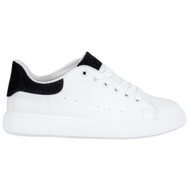 SHELOVET Scarpe sportive casual bianco nero