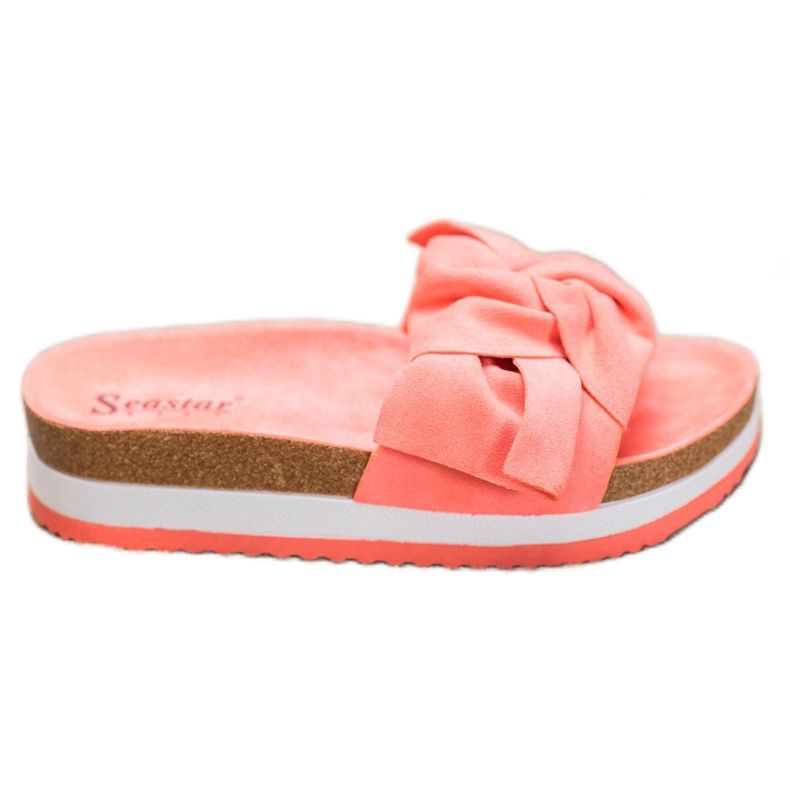 Seastar Pantofole casual in pelle scamosciata multicolore arancia
