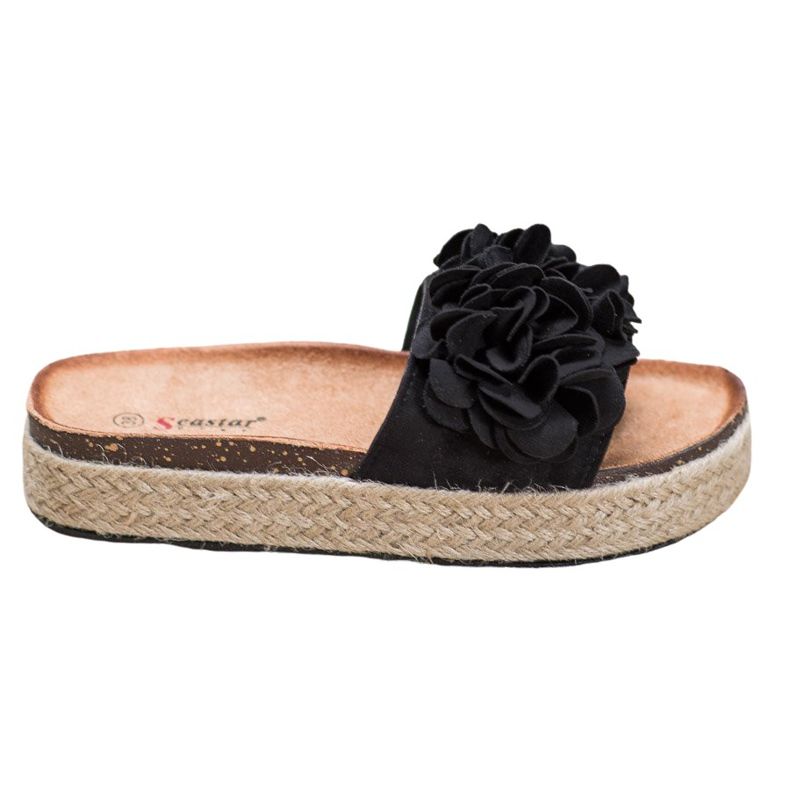 Seastar Pantofole nere alla moda nero