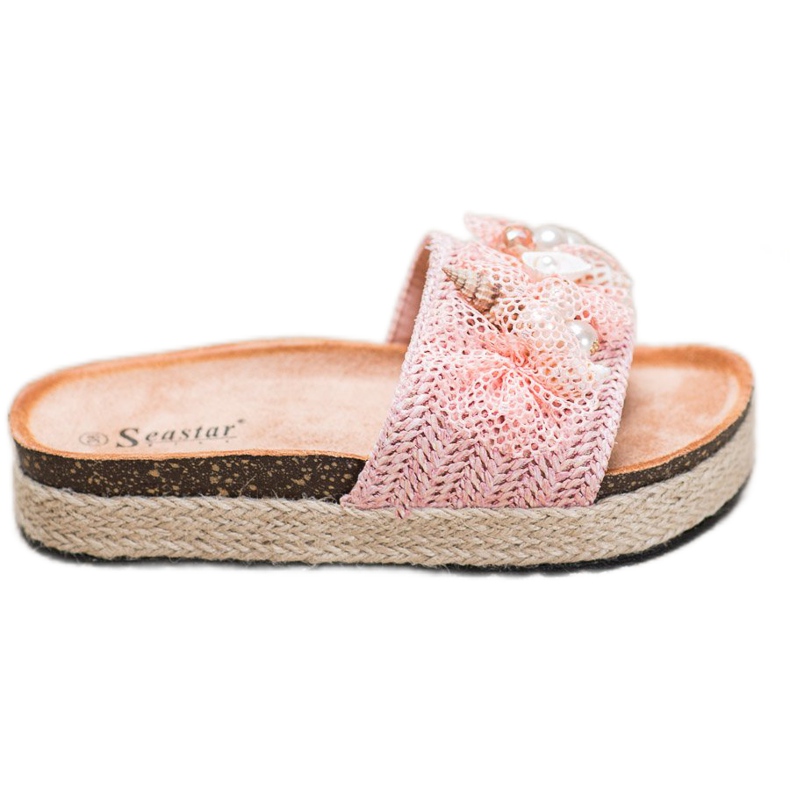 Seastar Pantofole Alla Moda Con Rete rosa