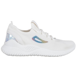 MCKEYLOR Sneakers Con Paillettes bianca