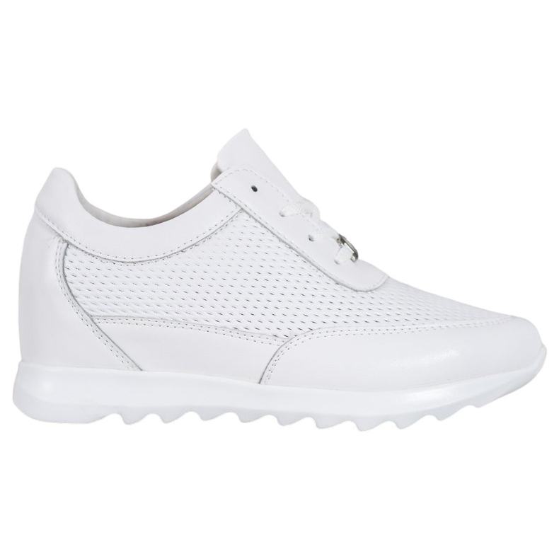 VINCEZA Sneakers in Pelle bianca