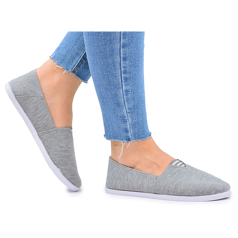 Sneakers da donna grigie leggere Slip On For Summer Secrets grigio