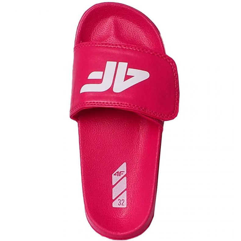 Pantofole 4F Jr HJL20 JKLD003 55S rosso multicolore
