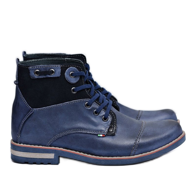 KOMODO Stivali da uomo blu navy scarpe alte Rebrand