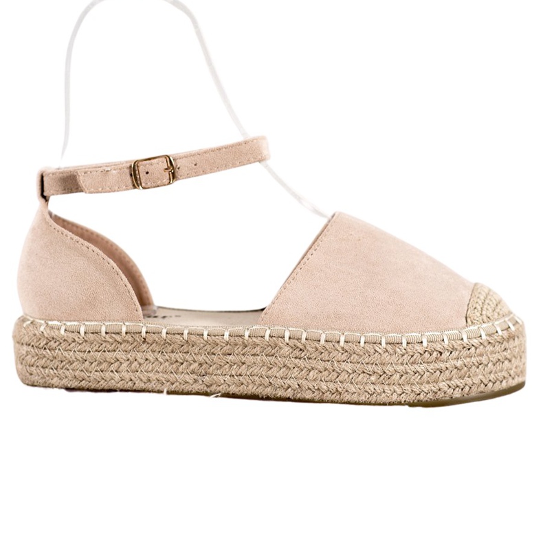 Seastar Espadrillas beige sulla piattaforma