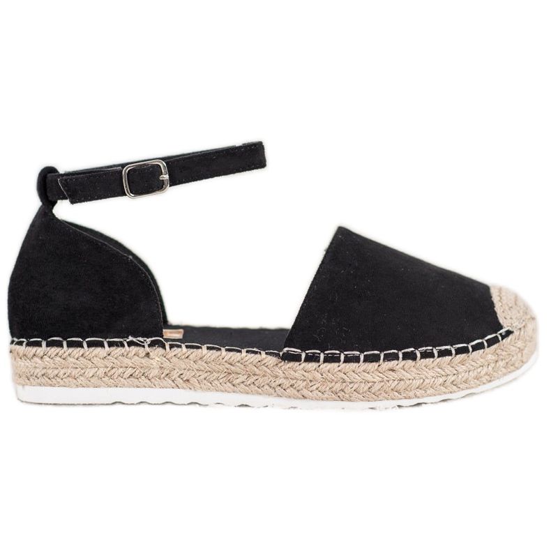 Seastar Espadrillas In Camoscio Con Fibbia nero