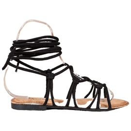 Seastar sandali romani nero