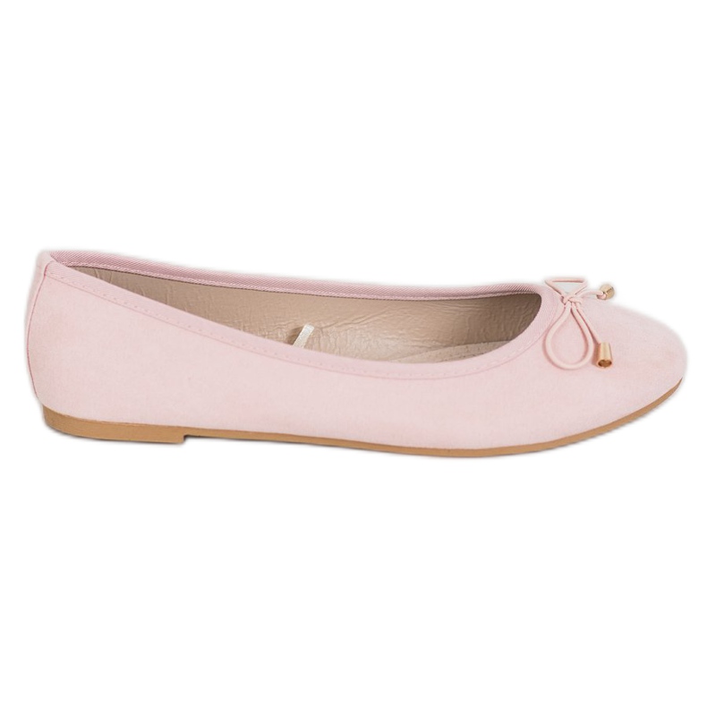 SHELOVET Ballerine casual rosa