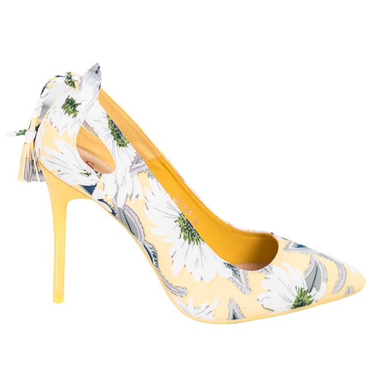 Seastar Spille alla moda tra i fiori multicolore giallo