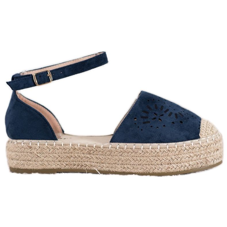 Seastar Espadrillas traforate sulla piattaforma blu