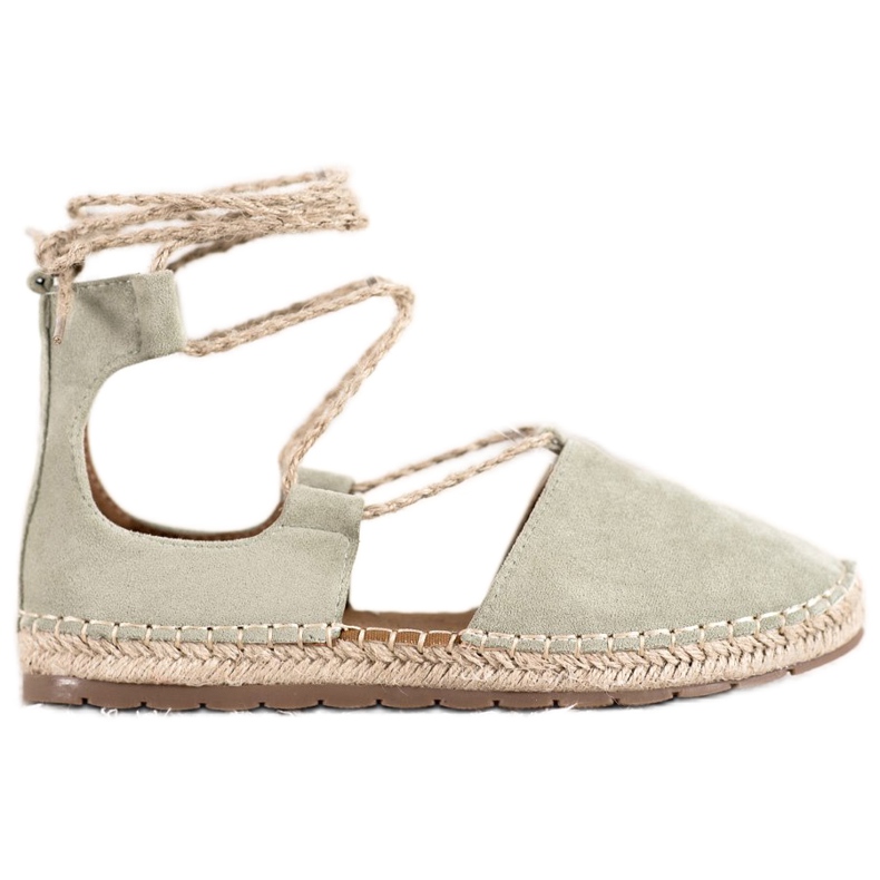 Seastar Espadrillas In Pelle Scamosciata Con Bordo verde