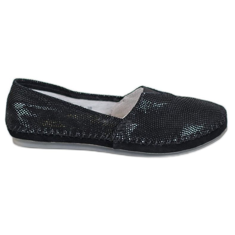 VINCEZA Slip in Pelle nero multicolore