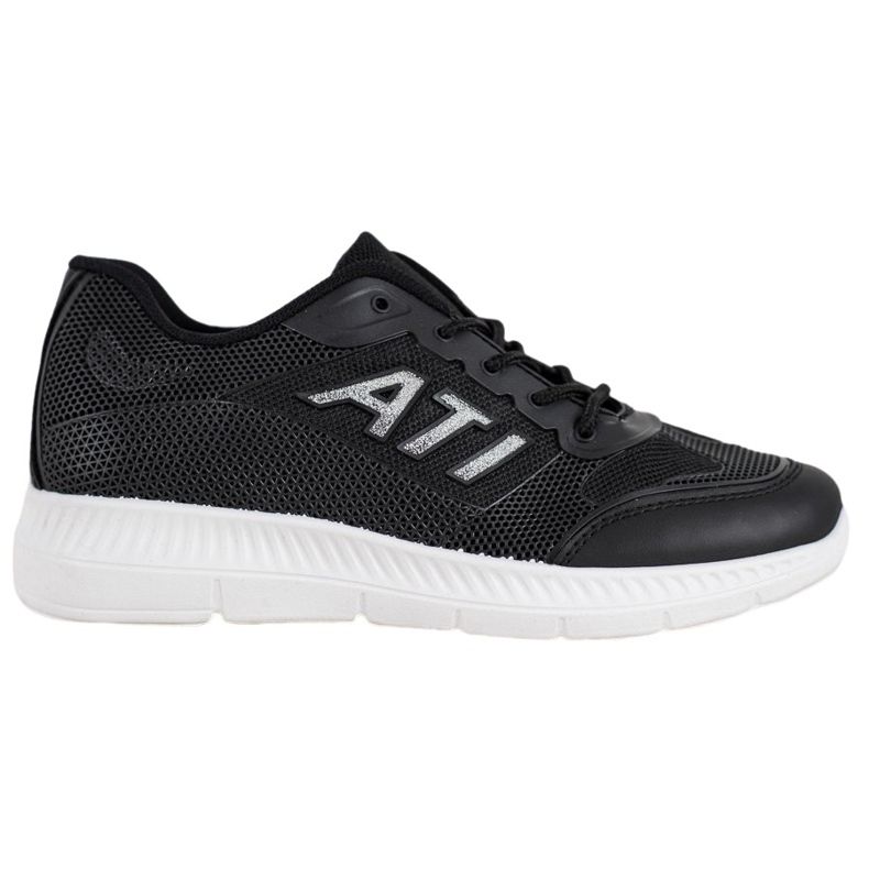 SHELOVET Scarpe comode con rete nero
