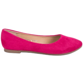 Ballerine classiche VINCEZA in camoscio rosa