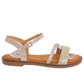 Sandali da donna oro 620-62 Oro d'oro