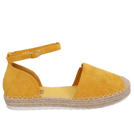Espadrillas miele da donna JH95P Giallo