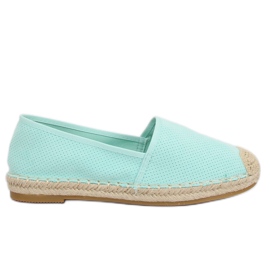 Espadrillas donna menta 4855 LT.BLUE Ii Quality verde
