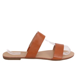 Pantofole cammello semplici S060074 Camel marrone