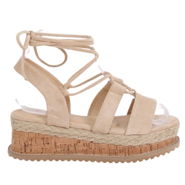 Sandali espadrillas beige JH116 Beige