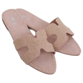Pantofole rosa da donna rosa Q-88 Pink
