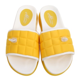 Pantofole da donna gialle G-338 Giallo